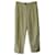 Ganni Summer Suiting Pants in Light Yellow Recycled Polyester  ref.637526