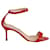 Manolo Blahnik Chaos Sandals in Coral Patent Leather Orange  ref.637619