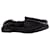 Autre Marque Sapatilhas de balé Porter & Paire amassadas em couro preto  ref.637687