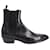 Berluti Heith Austin Chelsea-Stiefel aus schwarzem glänzendem Leder  ref.637695