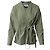 Chaqueta cruzada Rachel Comey Hugh de algodón verde