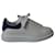 Alexander McQueen Larry Oversized Sneakers in White Leather  ref.637748
