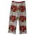 Tory Burch Printed Straight-Leg Pants in Multicolor Cotton  ref.637749