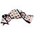Timeless Sciarpa a fascia in twilly reversibile con cuore di Chanel in seta multicolor - vista 3