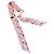 Cambon Cuori rosa a fascia in twilly Chanel