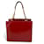 Céline *Celine Celine borsa a spalla tracolla a catena tote bag tote bag in vernice rossa da donna Rosso  ref.638234