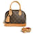 Louis Vuitton ALMA BB STRAP Brown Cloth  ref.638328