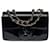 Lovely and Rare Chanel Timeless Camélia Mini flap bag handbag in black patent leather, garniture en métal doré  ref.638366