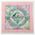 Silk In Hermès Cachecol Giverny Gardens Seda Rosa 90  ref.638423