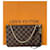 Louis Vuitton Louis Vuitton Pochette Damier Ebene Clutch Crossbody Bag From Neverfull C26  Leather  ref.639135