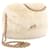 Chanel Fur Winter White Vintage Kisslock Very Rare Bag  Leather  ref.639212
