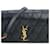 Yves Saint Laurent Borsa Pochette Angie Crossbody Pelle di agnello trapuntata nera B240  Nero  ref.639355
