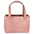 Sac Chanel Triple Cc Logo Petit sac à bandoulière cabas en cuir verni rose Auth B345  Cuir vernis  ref.639516