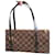 Louis Vuitton Papillon 30 Damier Ebene Barrel Brown Coated Canvas Shoulder Bag  Leather  ref.639533