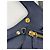 Tom Ford Borsa Tom Ford Alix Fold-over Blu Navy Pelle di vitello martellata Borsa a tracolla in pelle B443 - vista 12
