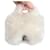 Chanel Runway Couture Sac à bandoulière en cuir de fourrure blanc avec poignée supérieure  ref.639563