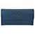 Chanel Wallet Timeless Gusset Flap Cc Logo Long Leather Wallet Navy Blue B163   ref.639572