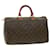 Louis Vuitton Speedy 35 Brown Cloth  ref.639648