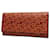 Céline *Celine Celine carriage pattern bi-fold long wallet Red  ref.639670