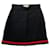 *Gucci Skirt 453892 Ladies size 40 gucci Black Silk Cotton Wool  ref.639784