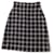 *Genuine GUCCI Gucci 2016 439444 check pattern lame tweed skirt black black women's 38 beautiful line Made in Italy  ref.639785