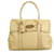 Bolsa Mulberry Bayswater Cream Plonge Lambskin Leather com tachas em ouro rosa Cru Couro  ref.639866