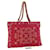 CHANEL Chain Tote Bag Canvas Red CC Auth bs2009 Cloth  ref.640072