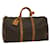 Louis Vuitton Keepall 50 Brown Cloth  ref.640165