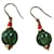 Autre Marque Bvlgari Gold Coral Tourmaline Hook Earrings Multiple colors Yellow gold  ref.640215