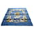 Hermès scarf, new, never worn, "cloud riders", with its box. Light blue Silk  ref.640379