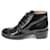 Chanel Ankle Boots Black Patent leather  ref.640380