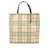 Burberry Large Beige Nova Check Coated Canvas Shopper Tote Upcycle Ready Leather  ref.640914