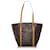 Louis Vuitton Brown Monogram Sac Shopping Leather Cloth  ref.640956