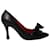 Zapatos de salón con relieve de piel de serpiente de Dolce & Gabbana en cuero negro  ref.641127