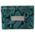 Bolsa clutch Michael Kors com estampa de pele de cobra em couro verde  ref.641201