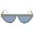 Fendi FF 0371/s Óculos de sol em J Aqua Blue Optyl Plastic Azul Azul claro Plástico  ref.641206