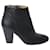 Whistles Chunky Mid-Heel Ankle Boots in Black Leather  ref.641246