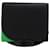 Bottega Veneta Card Holder in Black/Green Leather  ref.641251