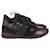 Valentino Garavani Rockrunner Camouflage Sneakers aus schwarzem Leder  ref.641255