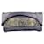 Alberta Ferretti Metal Embellished Grey Satin Clutch   ref.641284