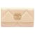 Pelle trapuntata beige Chanel 19 Portafoglio con patta Pochette Hw oro 20K 2020  Carne  ref.641332