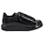 Alexander Mcqueen Oversized Sneakers aus schwarzem Lackleder  ref.641349