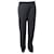Pantalones de pernera recta Max Mara en lana negra Negro  ref.641380