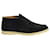 Chaussures Loro Piana Open Walk en Daim Noir Suede  ref.641401