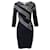 Diane Von Furstenberg Rozins Kleid aus marineblauer Wolle  ref.641423