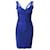 Herve Leger Alba Bodycon Dress in Blue Rayon Cellulose fibre  ref.641445