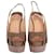 Christian Louboutin Slingback Platform High Heel Sandals in Grey Leather   ref.641464
