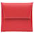 Hermès Hermes Hermes Epsom cuero Bastia monedero bolsa Rouge Casaque Nib Roja  ref.641469