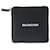Balenciaga Geldbörse mit Reißverschluss aus schwarzem Leder  ref.641479