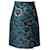 Dolce & Gabbana Jacquard-Bleistiftrock aus blauem Polyester  ref.641517
